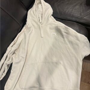 Puma women’s Cream Hoodie Sweater crop